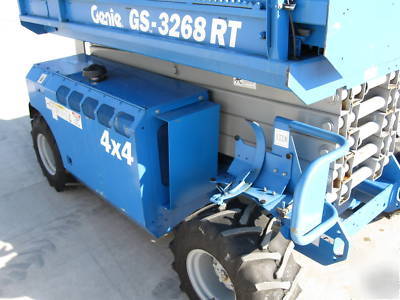 Genie GS3268RT man aerial scissor lift boom manlift 