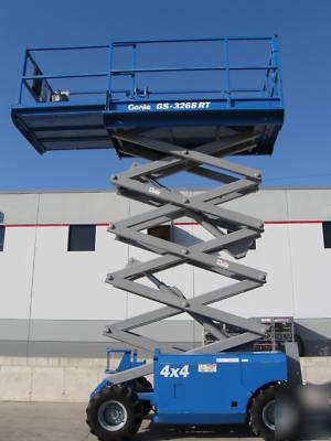 Genie GS3268RT man aerial scissor lift boom manlift 