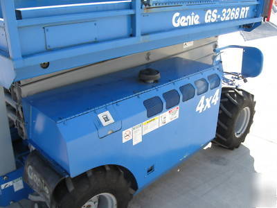 Genie GS3268RT man aerial scissor lift boom manlift 