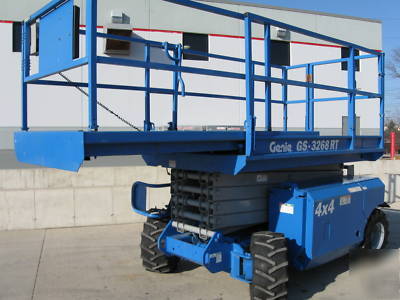 Genie GS3268RT man aerial scissor lift boom manlift 