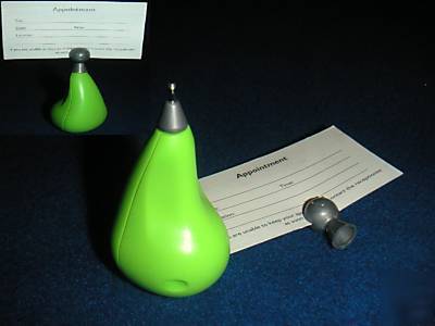 New 12 business card holder green ergonomic pen weight