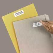 Avery-dennison white removable id labels |1 pack| 6467