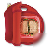 Built ny lb-crn lunch tote cranberry, red