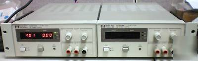 Hewlett packard dual E3614A dc power supply 0-8V 0-6A