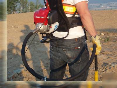 Honda concrete vibrator 4 cycle gas with 10' long head