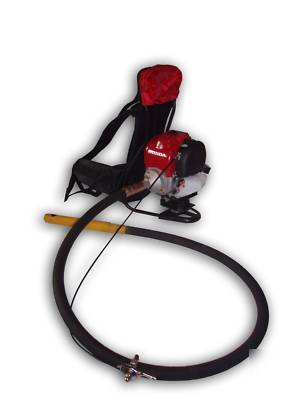 Honda concrete vibrator 4 cycle gas with 10' long head