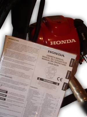 Honda concrete vibrator 4 cycle gas with 10' long head