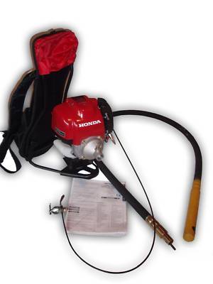 Honda concrete vibrator 4 cycle gas with 10' long head