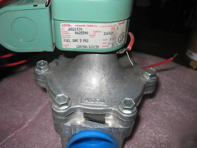 JB821470 asco gas shut off valve 1 1/2