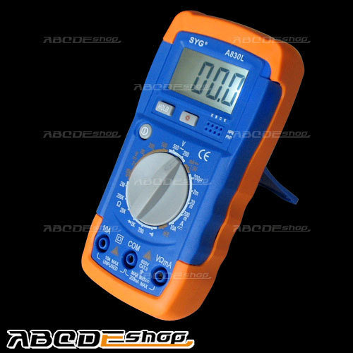 Lcd digital voltmeter ammeter ohm test meter multimeter