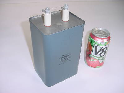 Vintage nos sprague tube amp oil capacitor 2 mfd 6000V