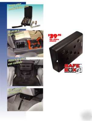 New rti safebox portable gun / valuables safe 