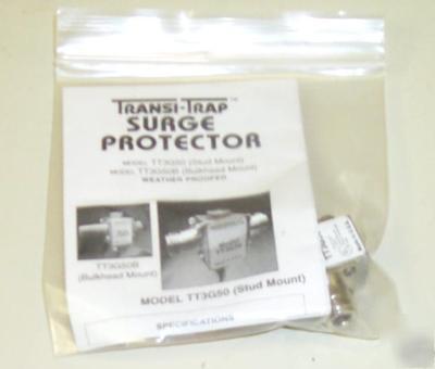 New surge protector trans trap TT3G50 dc-3GHZ n connect