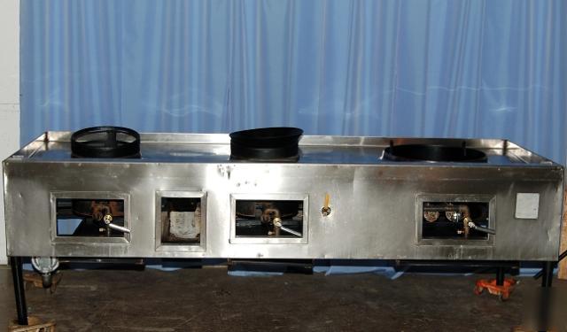 Abc three-burner gas wok range, 64