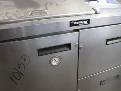 Delfield-1 door, 2 drawer-salad preparation table 10153