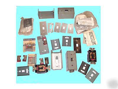 Electric control switches-heaters. 