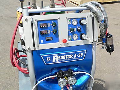 Graco reactor a-20, 2 part foam complete system on cart