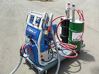 Graco reactor a-20, 2 part foam complete system on cart