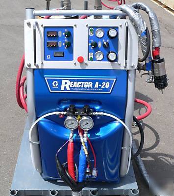 Graco reactor a-20, 2 part foam complete system on cart