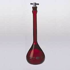 Kimble/kontes kimax volumetric flasks with [st] ptfe