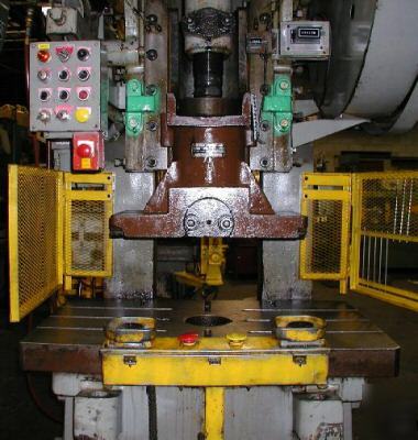 L&j mod 80 obi flywheel type press brake, #49733