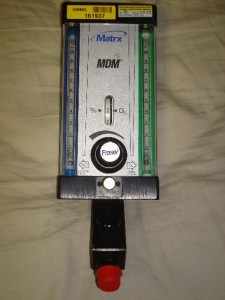 Matrx mdm NO2 mixer flowmeter dental nitrous oxide nice