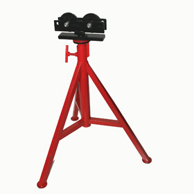 New 2 pipe stands, w/ roller head, 31