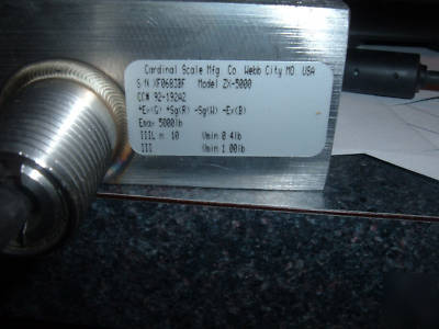 New cardinal scale #zx-5000 tension load cells 