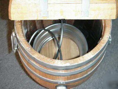 New draft keg beer cooler oak barrel jockey box ** **