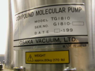 Osaka vacuum tg 1810