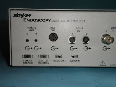 Stryker 888 high definition endoscopy camera system 