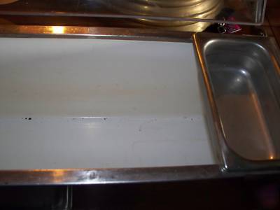 Server commercial restaurant drop in condiment bar