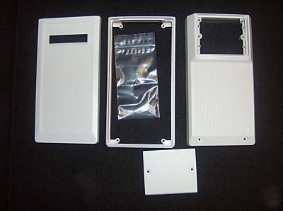 Shielded abs enclosure with display window