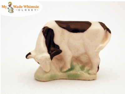 Wade whimsie - whimsieland - cow - set 3 1985 - ex cond