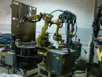 Fanuc arc mate robotic weld cell with 62