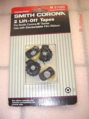 New 2 pack smith corona h series lift-off tapes- H21050
