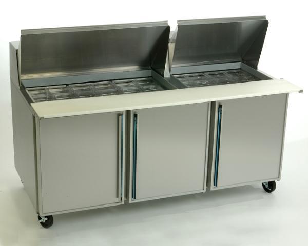 New silver king 30-pan mega sandwich prep, 72