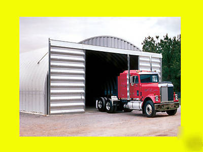 Steel factory skid steer storage building metal barn