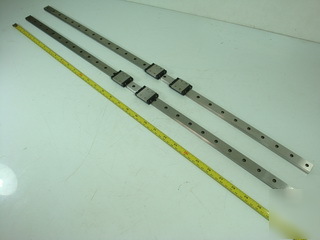 2X thk SRS9WM lm guide linear bearing slide rail 80 cm