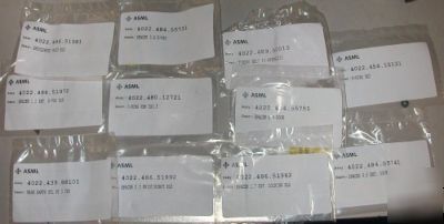Asml/svg lot spacers, belts bolts ect.