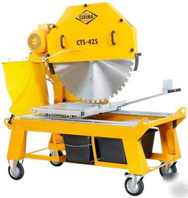 Cedima cts-425 1000MM 415V masonry block stone saw