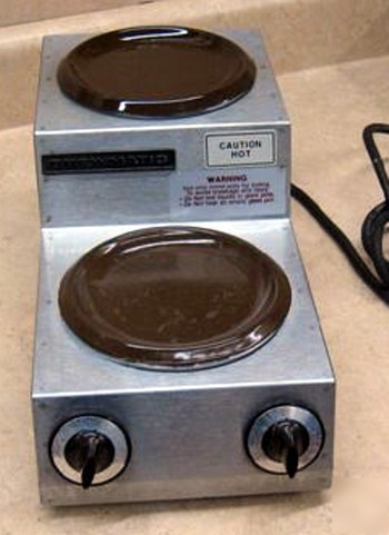 Commercial double step up coffee warmer - brewmatic
