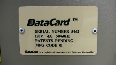 Datacard 220 plus plastic id card embosser