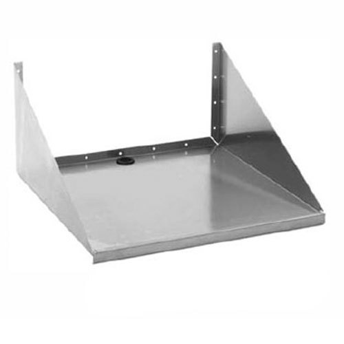 Eagle MWS2424 microwave shelf, wall mounted, stainless 