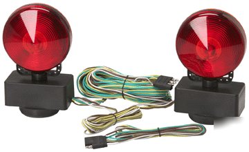New 12 volt magnetic towing light kit in retail package