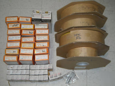 New 25,000+ piece lot of 1/4W carbon film resistors