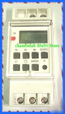 New 5X lcd digital time switch 220-250V 16A 3600W