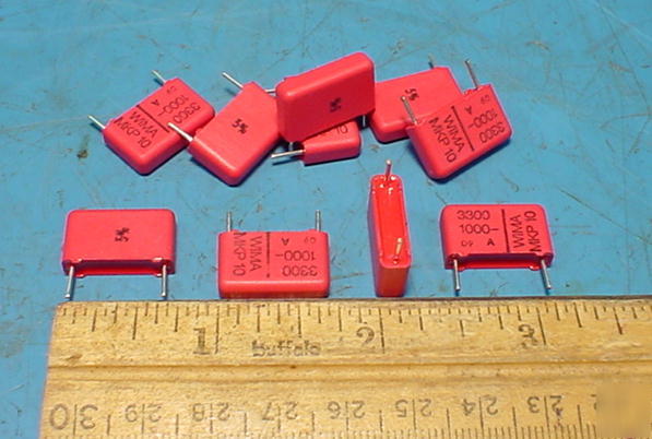 2PK wima 3300PF .0033UF 1KVOLT capacitor tube amplifier