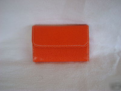 Faux skin business card case-comes in 3 colors