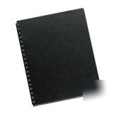 200 pack linen presentation covers,oversize,black,52012